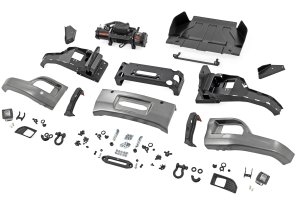 Chevrolet Silverado 1500 FXS Bumper - Front - Rough Country - 12000S - GXD Sterling Grey Metallic - '23-'26